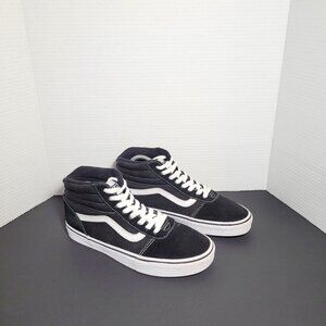 Vans Off The Wall Ward Black White High Top Skate Sneaker Shoes Men's Size 8